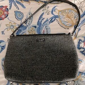 Kate Spade vintage wool and leather hand bag